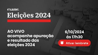 AO VIVO Apuração das Eleições 2024 acompanhe o resultado de SP e de outras capitais do Brasil [upl. by Aynav]