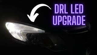 How to fit LED DRL bulbs to your VauxhallOpel ZafiraC Tourer Insignia Astra Corsa Mokka Adam [upl. by Mirth643]