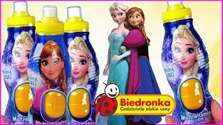 Frozen ❄ Kraina Lodu ❄ Anna amp Elsa 🌬 Jajka Niespodzianki 🐞 Biedronka [upl. by Jayson]