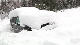 Schwede überlebt zwei Monate im eingeschneiten Auto [upl. by Dani674]