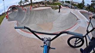 Riding BMX at Unreal California Skateparks [upl. by Slorac]