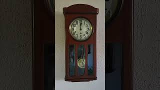 Antique Lenzkirch Westminster chime wall clock [upl. by Kline]