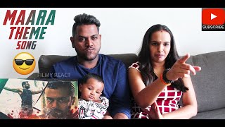 Soorarai Pottru Maara Theme Song Reaction  Malaysian Indian Couple  Suriya  4K [upl. by Pernas]