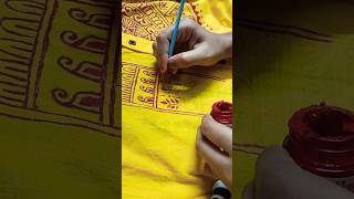 Panjabi digaen in fabric ❤️❤️art febric youtube shorts [upl. by Nnad519]