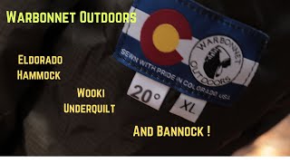 Warbonnet Eldorado Hammock amp Wooki 20 Degree Underquilt [upl. by Ennayr]