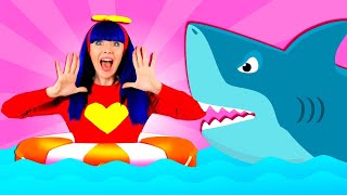 Sharks in the Water 🦈  Kids Songs And Nursery Rhymes  Dominoki [upl. by Perusse]