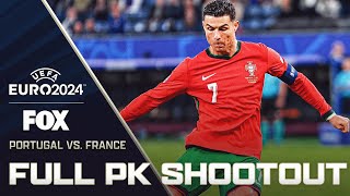 Portugal vs France Full Penalty Shootout  UEFA Euro 2024  Quarterfinals [upl. by Neelra]