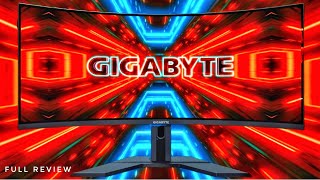 GIGABYTE 34quot UltraWide Curved Gaming Monitor 140hz 1ms quotG34WQC Aquot Full Review 💯😁 [upl. by Ricky]