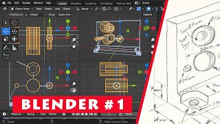 Blender Modeling Introduction How to create 3D objects [upl. by Pedro]