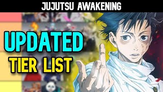 Jujutsu Awakening  Tier List  Jujutsu Invasion [upl. by Ecenaj]