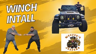 Are you Offroad Ready Installing a Badland winch on my 2023 Jeep Wrangler Part 1 [upl. by Yuhas]