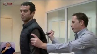 Reporter Actually Gets Stabbed on TV While Testing KnifeProof Vest [upl. by Shiekh]