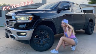 Straight Piped my 2019 Ram 1500 It sounds insane [upl. by Sayers]