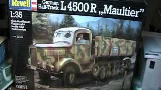 Revell LR4500 Maultier German half track [upl. by Nanor]