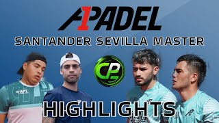 TOLITO amp ALFONSO VS ARCE amp DAL BIANCO  FINAL  A1PADEL SANTANDER SEVILLA MASTER  HIGHLIGHTS [upl. by Sisco]