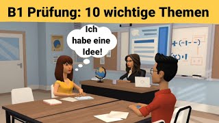 Mündliche Prüfung deutsch B1  Gemeinsam etwas planenDialog  10 wichtige Themen  sprechen Teil 3 [upl. by Mcneil]