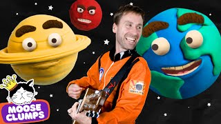 🌎 Planets Song  Learn the Solar System with Mooseclumps  Educational Songs for Kids [upl. by Erdnassac]