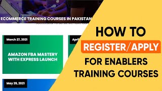 How to registerapply for Enablers Training Courses [upl. by Celisse577]