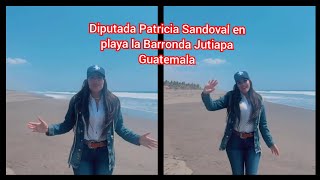 Diputada Patricia Sandoval en playa la Barronda Jutiapa Guatemala [upl. by Mailliw]