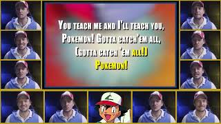 Pokemon Theme  KARAOKE Lyric Video [upl. by Ahasuerus]