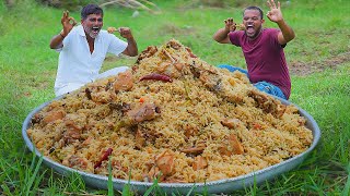 Golden Chicken Biryani Recipe  Delicious Chicken Pulav  Hyderabad Dum Biryani  Grandpa Kitchen [upl. by Netsruk]