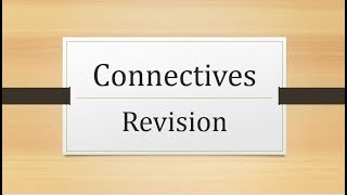 Connectivesconjunctives English revision recap to improve extended writing GCSE [upl. by Past817]