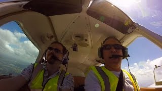 Biggin Hill to Newquay VFR in a PA28 [upl. by Neehar]