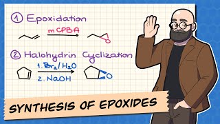 Synthesis of Epoxides via Epoxidation with mCPBA and Halohydrins [upl. by Fabi]