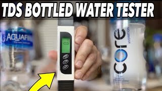 TDS Water Tester 💦  Tap vs Bottled Water  How to use a TDS meter  PPM  Tester [upl. by Mohammad754]