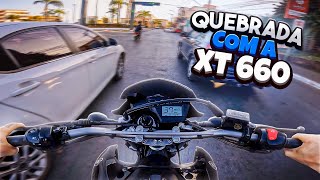 ROLEZÃO NA QUEBRADA COM A XT 660 [upl. by Keverian]