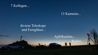 Timelapse vom Astroteam bei der Beobachtung von Komet Neowise [upl. by Seigler]