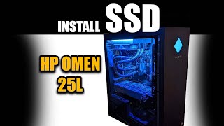 Installing SSD to HP Omen 25L [upl. by Omura]