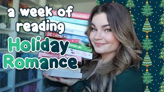 A Week of Reading HOLIDAY ROMANCES 🤶 [upl. by Theurer497]