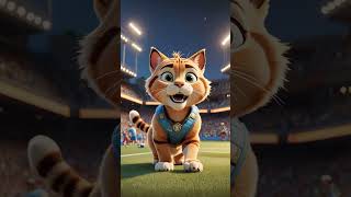 Giant clash between Bayer Leverkusen Cats and Borussia Dortmund Cats cat catfootball [upl. by Ruscio]