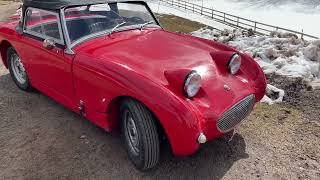 Horsepowered horsepower AustinHealey Bugeye Sprite quotgallopsquot on a 30 minute test drive [upl. by Piper]