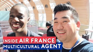 Inside Air France  Working as Multicultural service agent [upl. by Crescint]