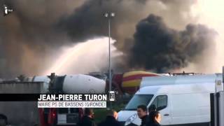 Explosion en Gironde  Maire de Bassens  quotIl ny a pas de riverains blessés et les dégâts [upl. by Cristiano]