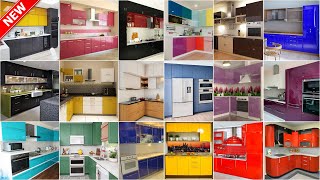 100 Top Modular Kitchen Cabinet Colour Combination Design Ideas 2024  Part 2 [upl. by Rosalynd]