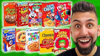 Ranking The Most Popular Cereals Tier List [upl. by Iram]