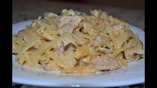 Тушеная капуста с мясом в сметане [upl. by Schroder300]