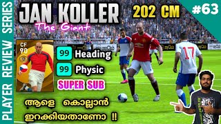 Reviewing The GIANT KOLLER Of PES 21  Tallest Player In PES  Best Header In The Game  How To Use [upl. by Eenafets592]