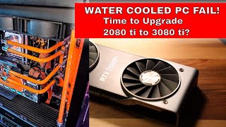 Upgrade 2080 ti to 3080 ti after WATER COOLING FAIL Lian Li Dynamic XL [upl. by Elena]