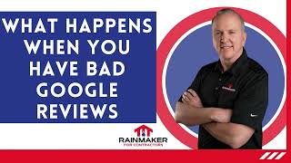 What Happens When You Have Bad Google Reviews [upl. by Elreath]