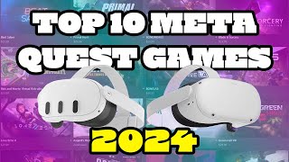 TOP 10 BEST Meta Quest 2 amp 3 Games in 2024  COOLEST OCULUS VR GAMES [upl. by Darrelle109]