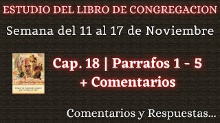 ESTUDIO DE LIBRO DE CONGREGACIÓN ✅ SEMANA DEL 11 AL 17 DE NOVIEMBRE [upl. by Syd864]