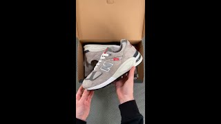 NEW BALANCE 990v2 GREY UNBOXING [upl. by Arihat312]