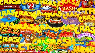 Crash Bandicoot Games 1996  2023 [upl. by Leese52]