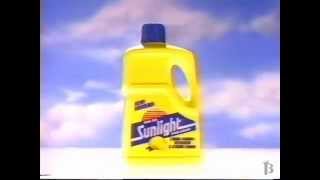 Sunlight Liquid Lanudry Detergent Commercial 1988 [upl. by Pasho]