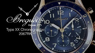 First Look at the Breguet Type XX Chronographe 2067RK [upl. by Eelyme]