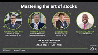 SA Stock Picks Powered by JSE Session 15 [upl. by Neufer]